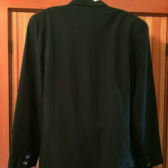 Vintage Saks Real Clothes Silk Blue Blazer - M - Picture 3 of 4